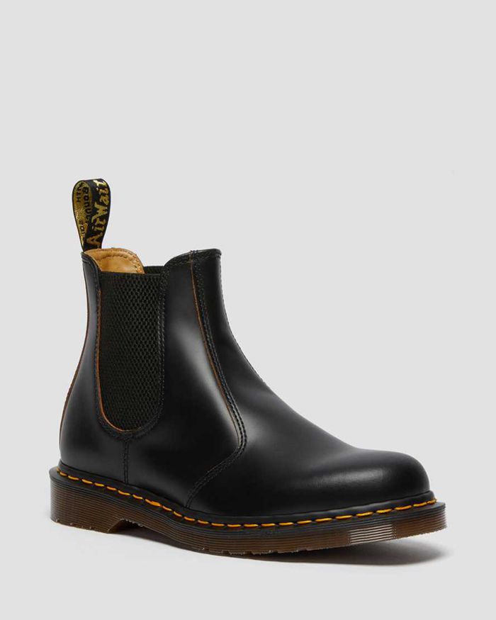 Dr Martens Mens 2976 Vintage Made In England Chelsea Boots Black - 29075HDJA